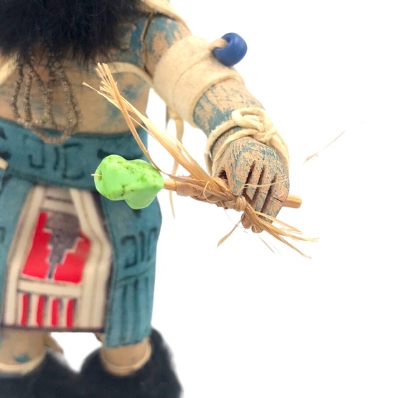 Handmade Native American Kachina Doll “Pot Carrier” Doll Decor - Picture 8 of 11
